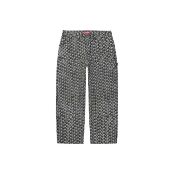 Supreme Monogram Double Knee Denim Painter Pant FW21