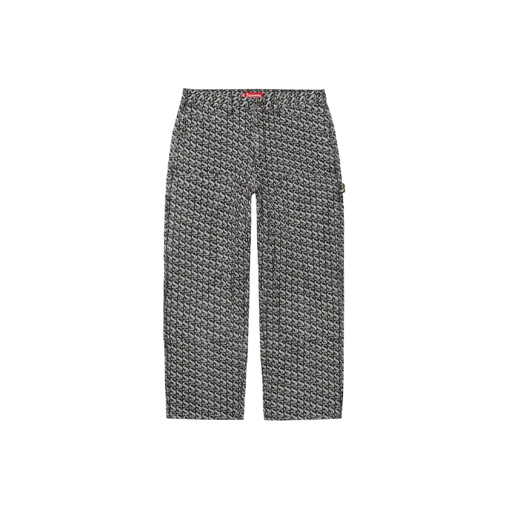 Supreme Monogram Double Knee Denim Painter Pant FW21-0