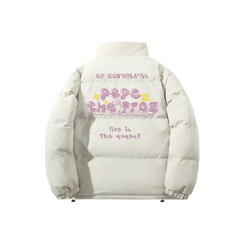 Pepe The Frog Puffer Jacket Unisex-4