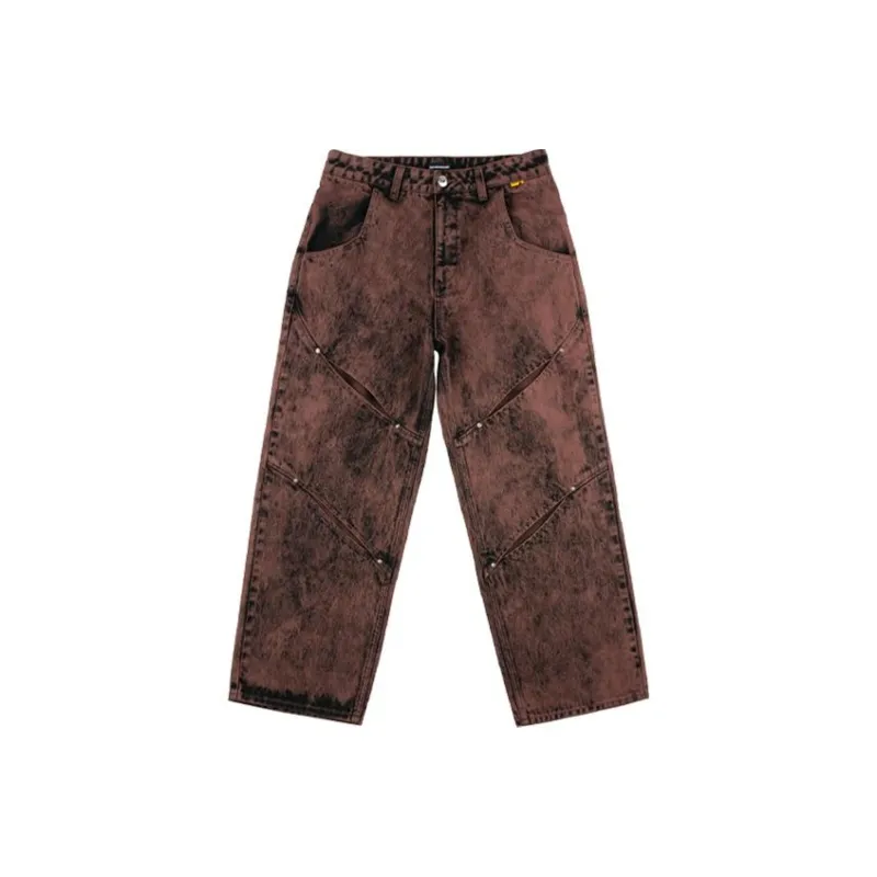 Randomevent Jeans Men Brown-0