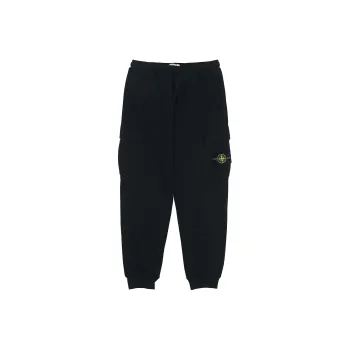 STONE ISLAND FW21 Knitted Sports Pants Men's Black