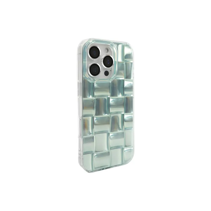 Sopi Acrylic Material Multicolor Small Block Phone Cases Compatible With IPhone 16/15 Pro Max/Apple 13/14 Pro/Max-9