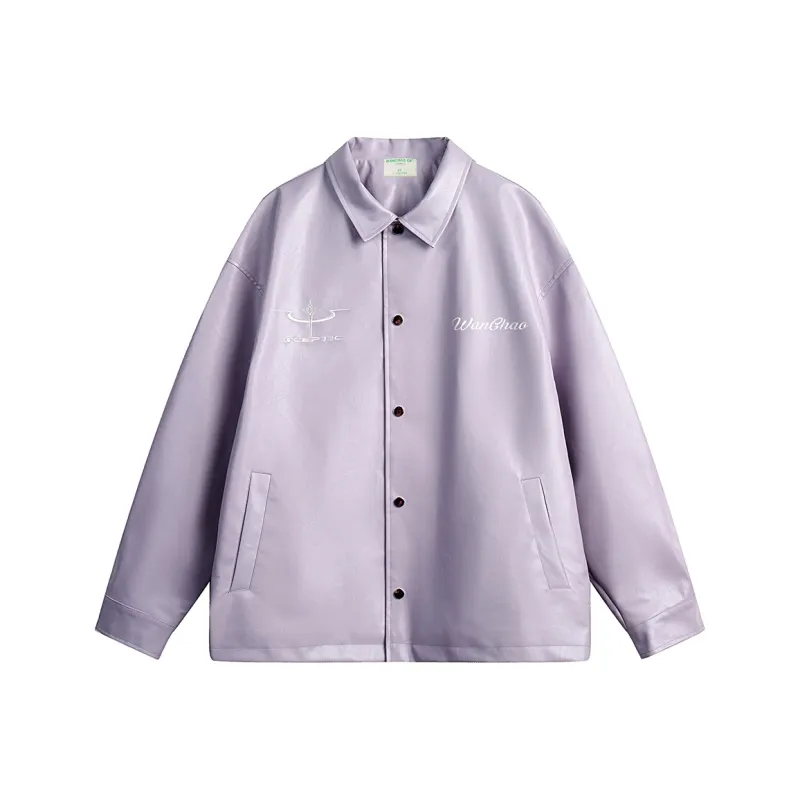 WANCHAO CP Leather Jacket Coat Unisex-4