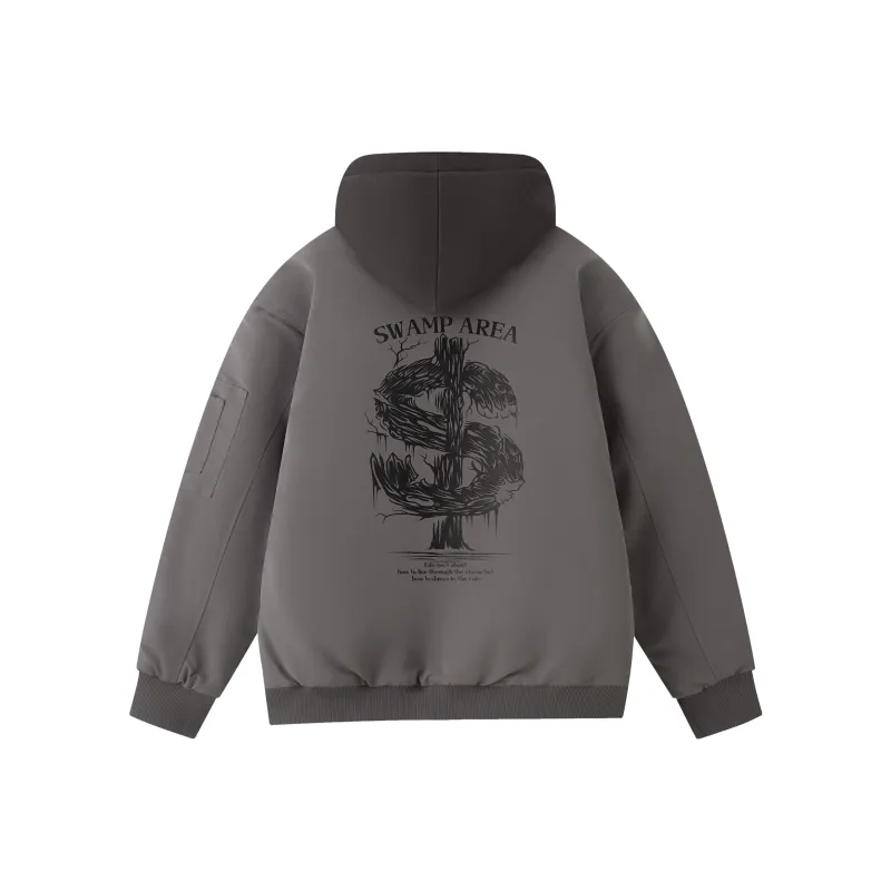 SWAMP AREA Puffer Jacket Unisex-6