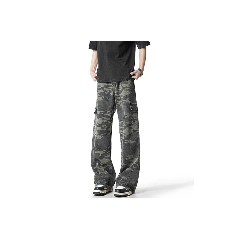 KIPONE Jeans Unisex Camouflage-0