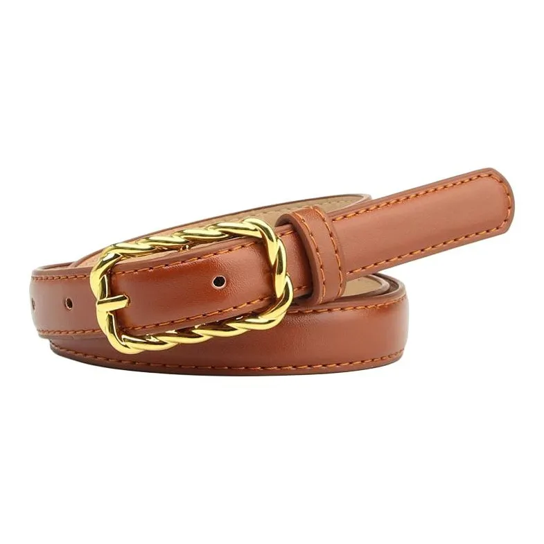 JEANSWEST PU Leather Belts Women's 2CM-4