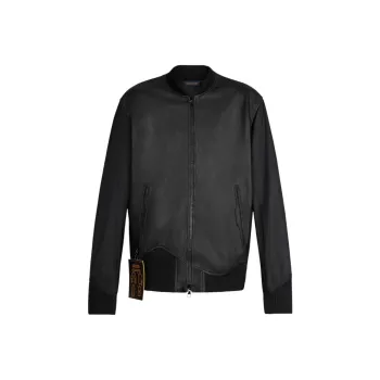 LOUIS VUITTON Reversible Leather Nylon Jacket