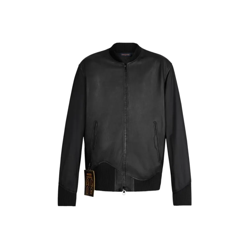 LOUIS VUITTON Reversible Leather Nylon Jacket-0