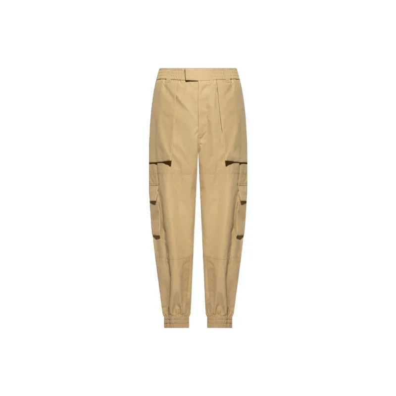 Alexander McQueen Cotton Cargo Trousers-0