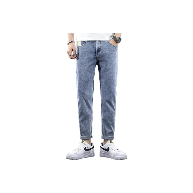 Tonlion Jeans Men's Light Denim Blue-0