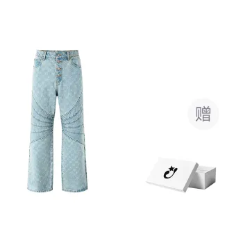 CEEC LA Jeans Unisex Denim Blue