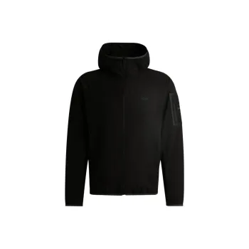 HUGO BOSS Logo Patch Hooded Jacket