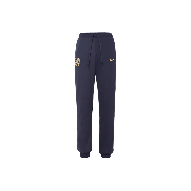 Nike Knitted Sweatpants Men Black Blue/Sweater Gold-0