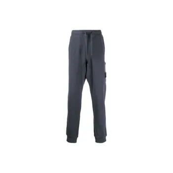 STONE ISLAND Knitted Sweatpants Men Gray