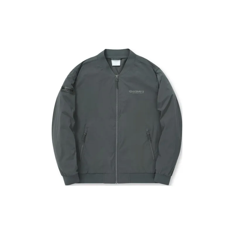 Discovery Expedition Lightweight Wilbur Bomber Jacket D.Grey Jackets Coats Unisex Blue Gray-0