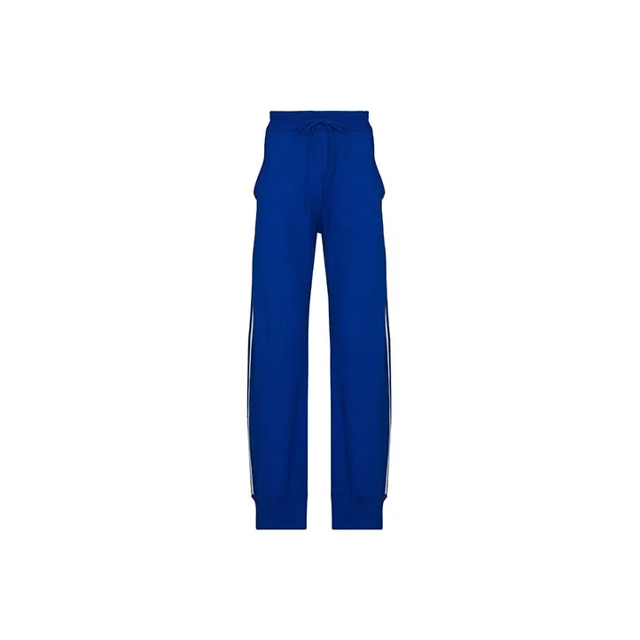 Maison Margiela Knitted Sweatpants Men Blue-0