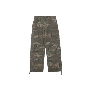 UNTILWERICH Cargo Pants Unisex Camouflage Pants