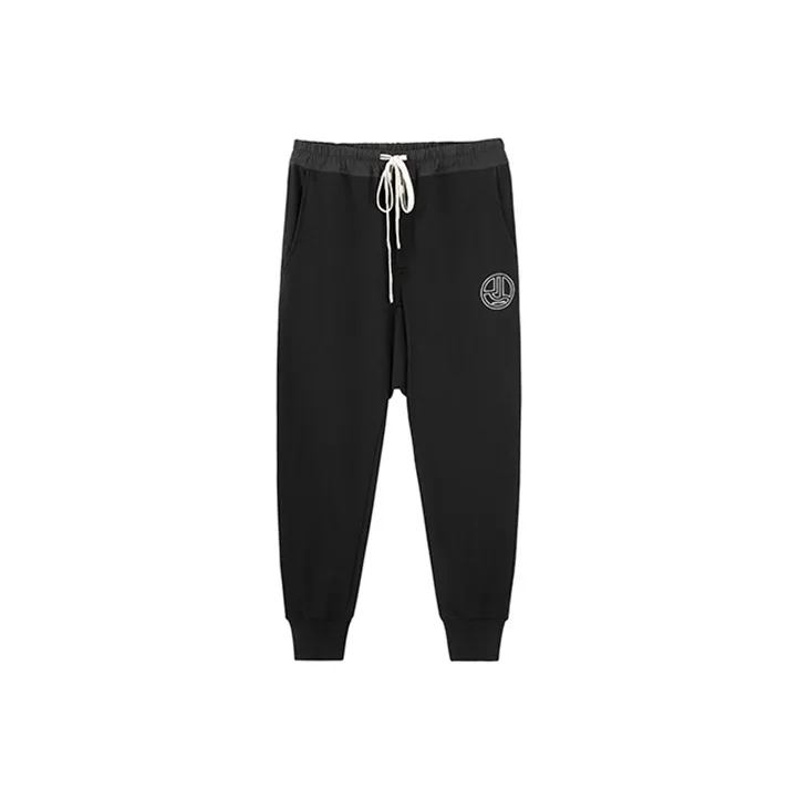 RICKYOUNG Jogger Casual Pants Unisex Black-0