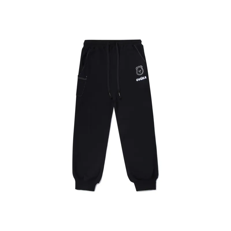 Carebears X Guuka Knitted Sweatpants Men Black-0