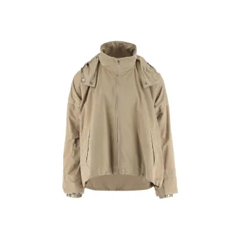 Bottega Veneta Zip Up Hooded Jacket