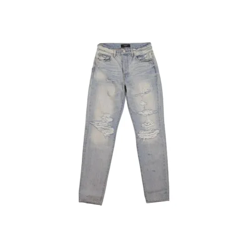 AMIRI Destroyed Slouch Skinny Jeans