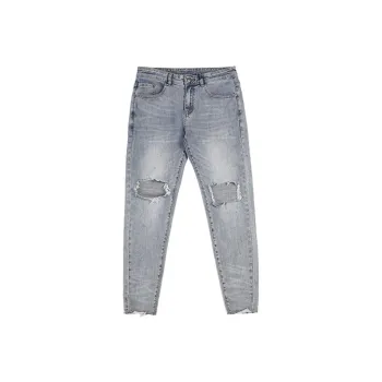 BLUESFLY Slim Fit Pants Jeans Men's Light Blue