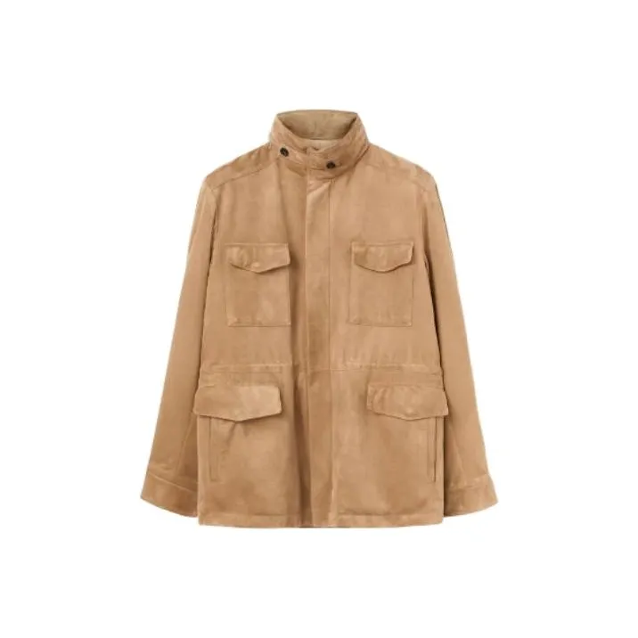 Loro Piana Traveller Jacket Jackets Coats Men's Khaki-0