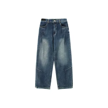 HEEMKIZOO Jeans Men's Washed Blue