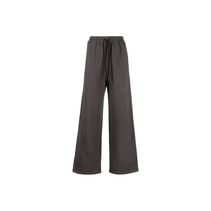 OFF-WHITE Wide-leg Cotton Track Pants-0