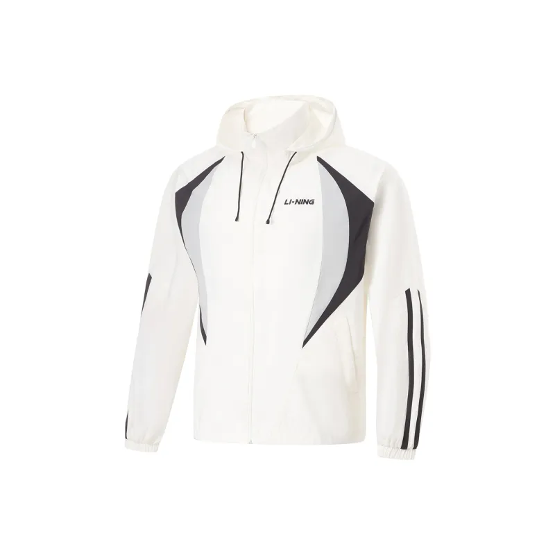 LiNing Sports Life Collection Trench Coat Unisex Ivory-0