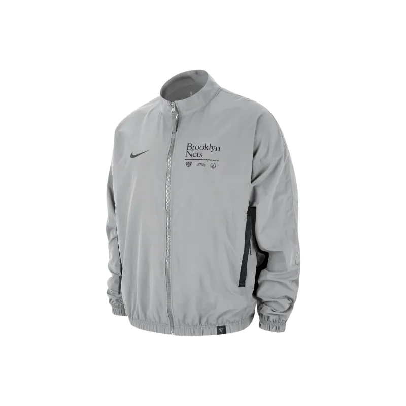 Nike Brooklyn Nets Dna Courtside Men's Nike Nba Woven Graphic Jacket-0