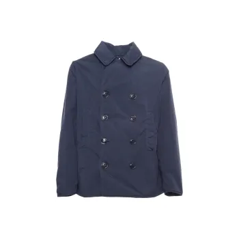 ASPESI Double Breasted Straight Hem Jacket