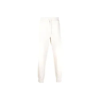 Zegna FW22 Knitted Fabric Sports Sweatpants Men's White