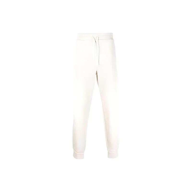 Zegna FW22 Knitted Fabric Sports Sweatpants Men's White-0