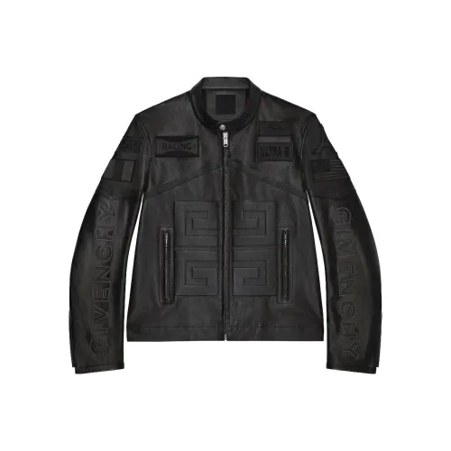 Givenchy Leather Jackets Men Black
