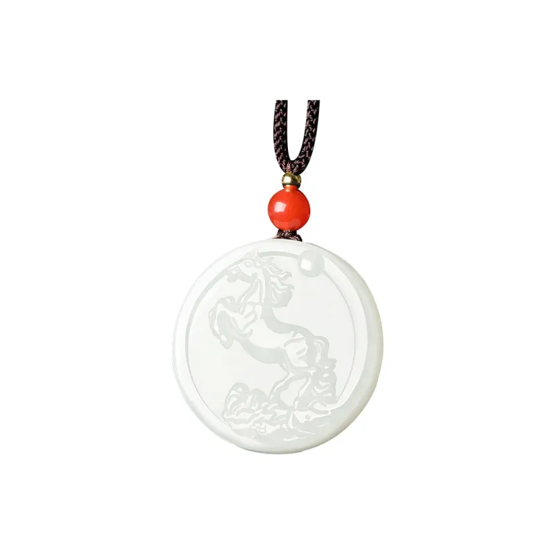 KUNYUYAO Pendants Pale Greenish White Jade Unisex-15