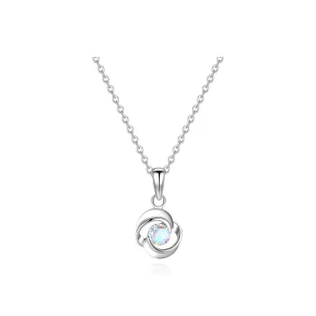 Master Kim Glass Cat Eye Necklaces Unisex