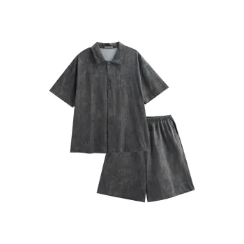 Same Language Pajama Set Men's Matte Gray