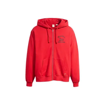 Levi’s Full Zip Hoodie Jackets Coats Men's Red