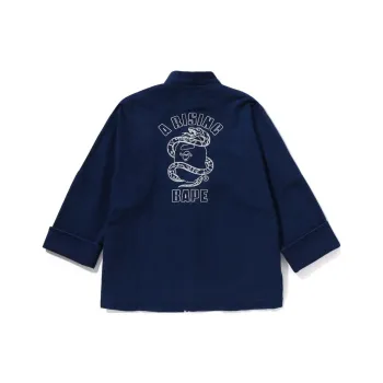 A BATHING APE Snake Year Collection Jackets Unisex Indigo