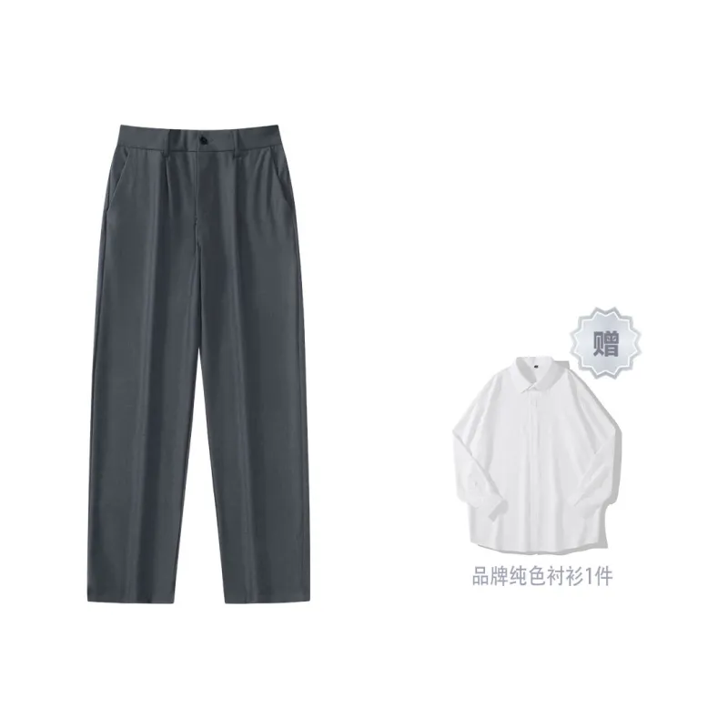 Freamve Straight Casual Pants Unisex-20