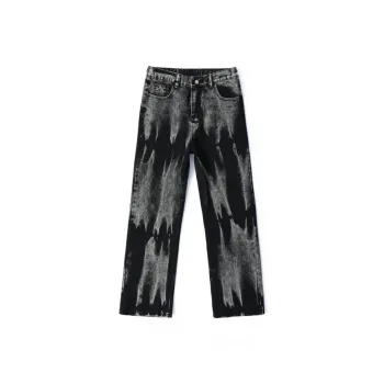 DOENU Jeans Unisex Black Gray Color