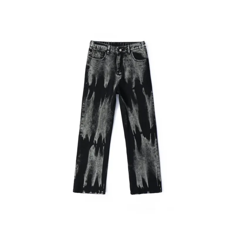 DOENU Jeans Unisex Black Gray Color-0