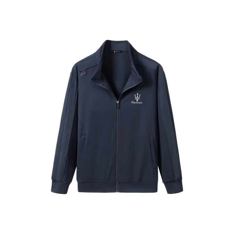 Maserati Jackets & Coats Unisex Navy Blue-0