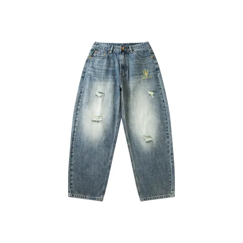 Maserati Jeans Unisex Blue
