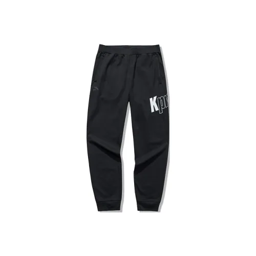 ANTA Sports Life Collection Knitted Sweatpants Men Black