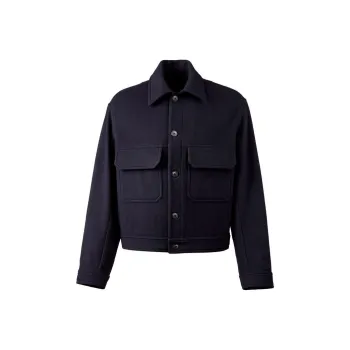 HOGAN Button up Felted Shirt Jacket