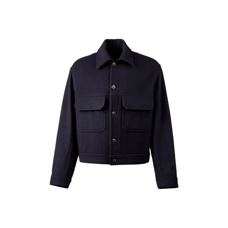 HOGAN Button up Felted Shirt Jacket-0