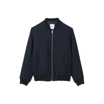 Sandro Long-sleeve Twill Bomber Jacket