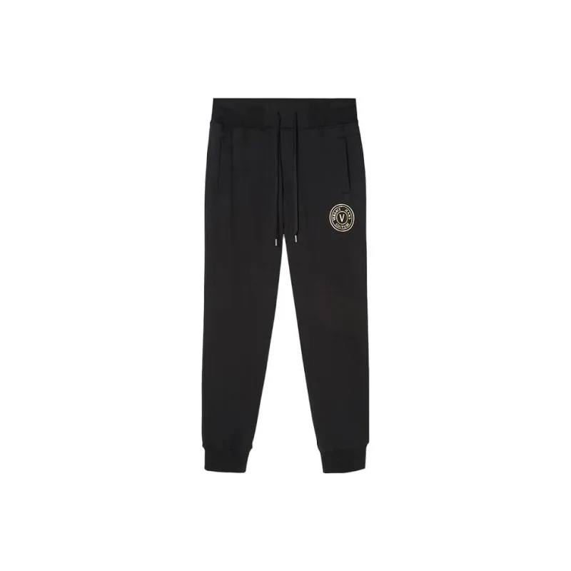 VERSACE JEANS COUTURE Logo embroidered Cotton Track Trousers-0
